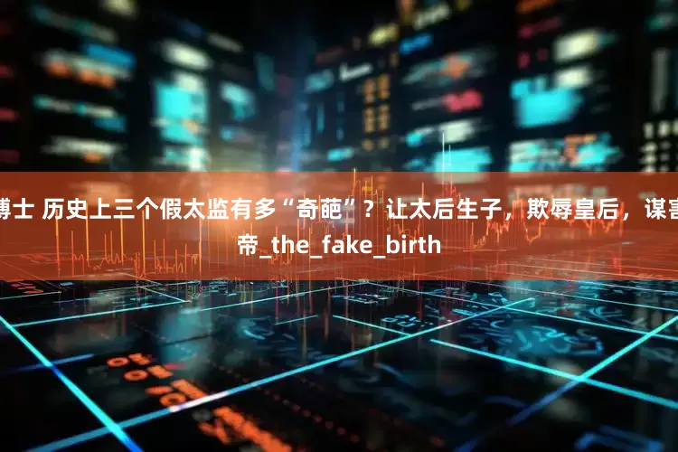 牛博士 历史上三个假太监有多“奇葩”？让太后生子，欺辱皇后，谋害皇帝_the_fake_birth
